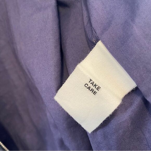 Avec Les Filles quilted zip navy bomber jacket size medium - Picture 9 of 11